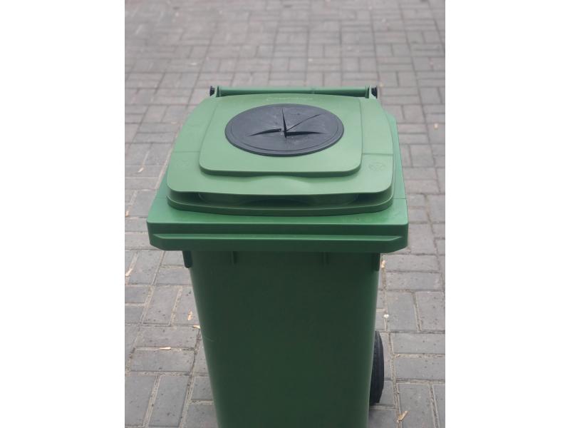 Мусорный бак 120л EU для раздельного сбора мусора (зеленый)