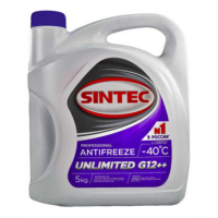 Aнтифриз SINTEC UNLIMITED G12++ -40 (фиолетовый) 5кг