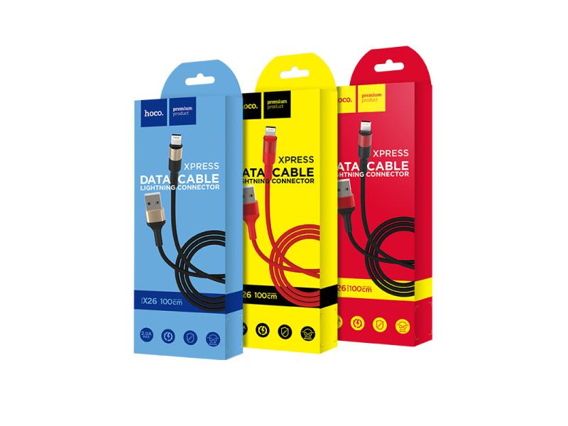 Hoco X26 Xpress USB кабель для зарядки (красный)