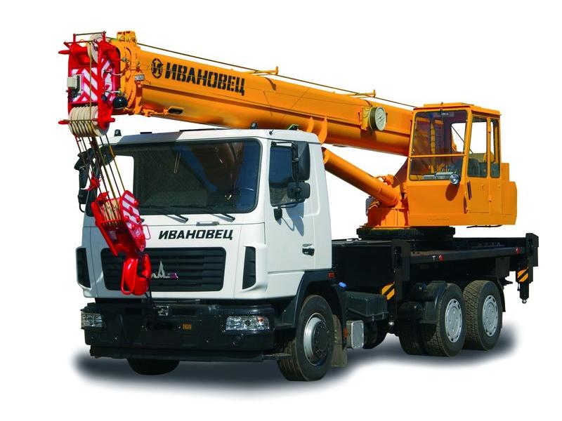 Truck crane Ivanovets KS-45717A-1