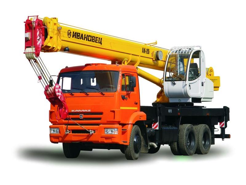 Truck crane Ivanovets KS-45717K-1R