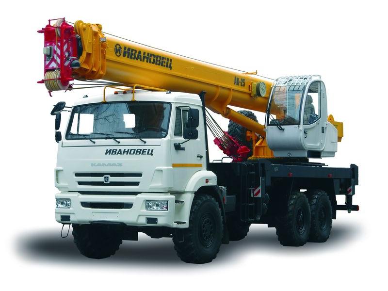 Truck crane Ivanovets KS-45717K-3R