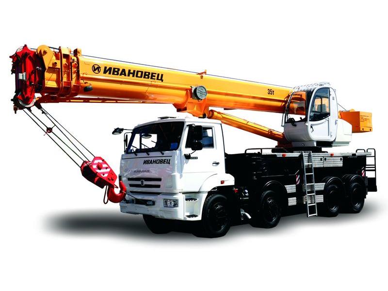 Truck crane Ivanovets KS-55735-6