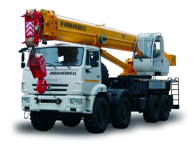 Truck crane Ivanovets KS-65740-7