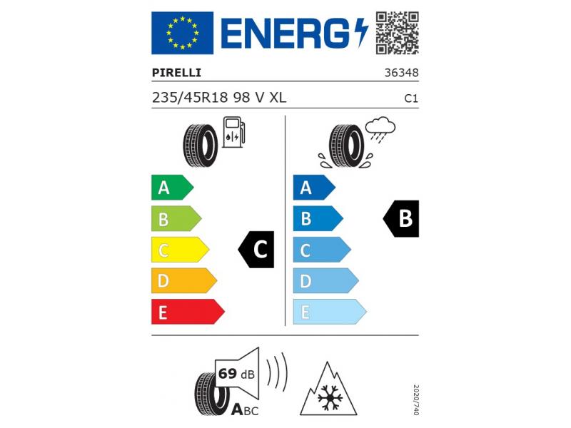  235/45/18 Pirelli Winter Sottozero 3  98V XL  iarna