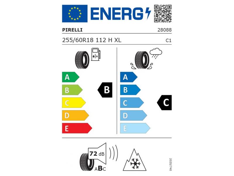 255/60/18 Pirelli Scorpion Winter (MO-V) 112H  XL зима