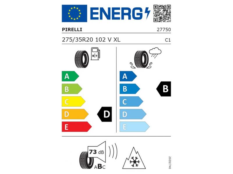 275/35/20 Pirelli Winter Sottozero 3 102V XL r-f  зима