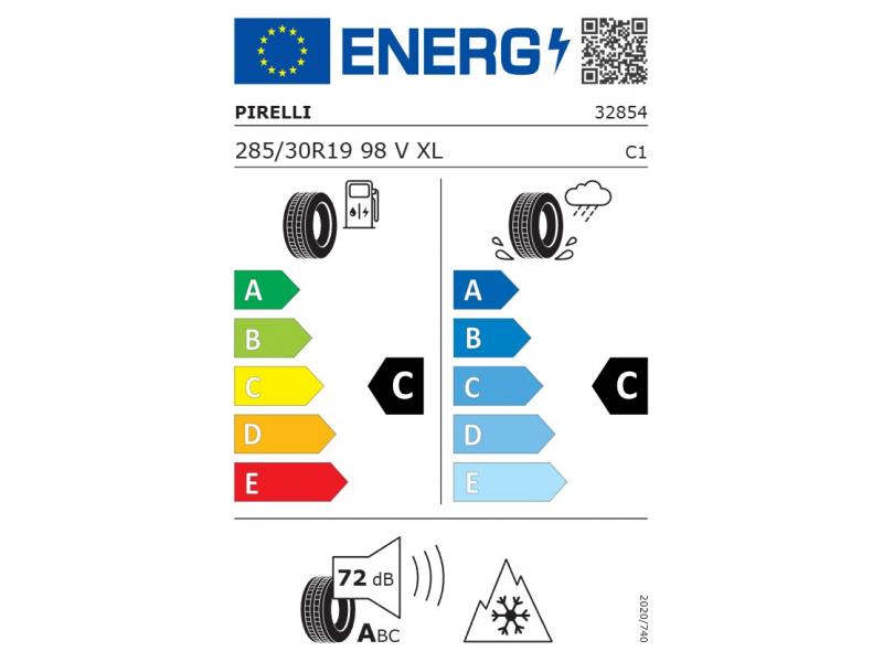 285/30/19 Pirelli Winter 240 Sottozero 2 98V XL (MO) iarna