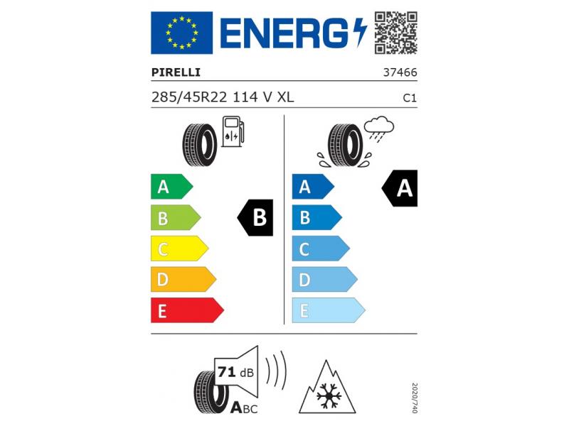 285/45/22 Pirelli Scorpion Winter 114V XL (LR) iarna
