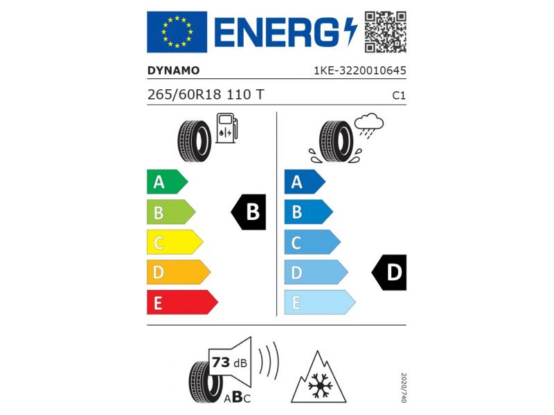 Anvelopa DYNAMO SNOW-H MWS01 265/60 R18 110T iarna