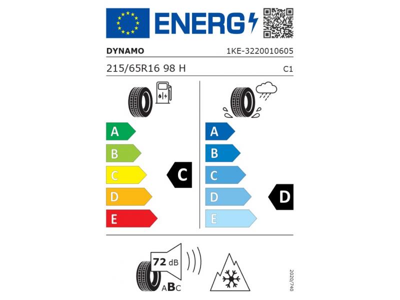 Anvelopa DYNAMO SNOW-H MWH02 215/65 R16 98H iarna