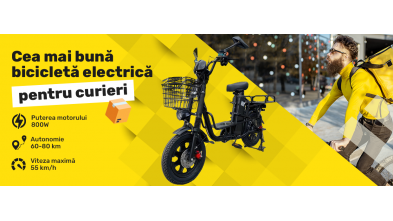 Cea mai bună bicicletă electrică pentru curierat în Moldova în 2025!