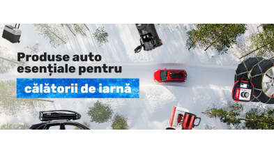 O selecție de articole auto esențiale pentru călătoriile de iarnă!