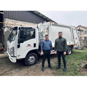 Поставка современного мусоровоза ISUZU ELF Euro 6 для примэрии коммуны Кошница