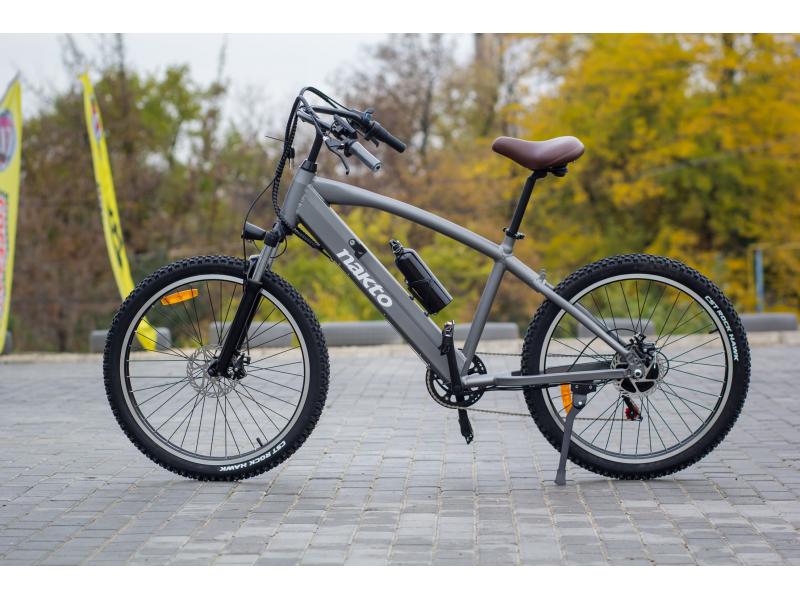 Bicicletă electrică NAKTO Santa monica 500W, baterie litiu 36V10ah, cutie de viteze-6, 26 inch