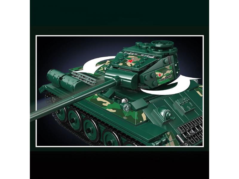 Constructor Mould King 20015 Tanc T-34 cu telecomandă
