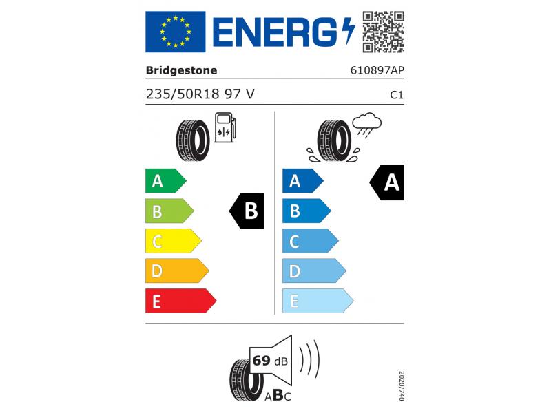 Шина Bridgestone Turanza 6 235/50 R18 97V лето