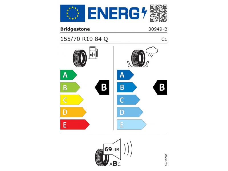 Anvelopa Bridgestone ECOPIA EP500 155/70 R19 84Q BMW I3* vara