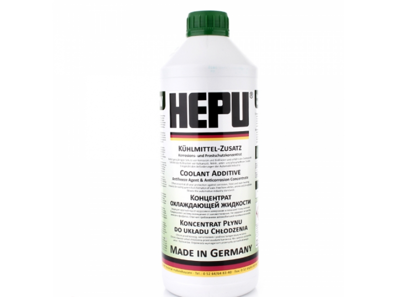 Антифриз HEPU G11-80 °C (зеленый концентрат) 1,5 лт