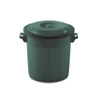 Круглая урна для мусора 50 Л(Зеленая, Италия)