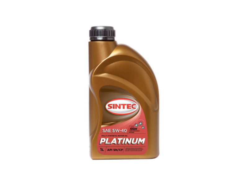 Масло Sintec Platinum  5W40 синт. 1L Моторное масло