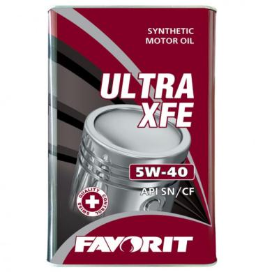 Масло Favorit Ultra XFE (металл) SAE 5w40 (5л) Моторное Масло