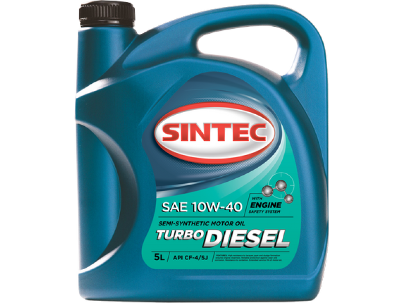 Масло Sintec Turbo Diesel 10W40 20L п/с Моторное масло