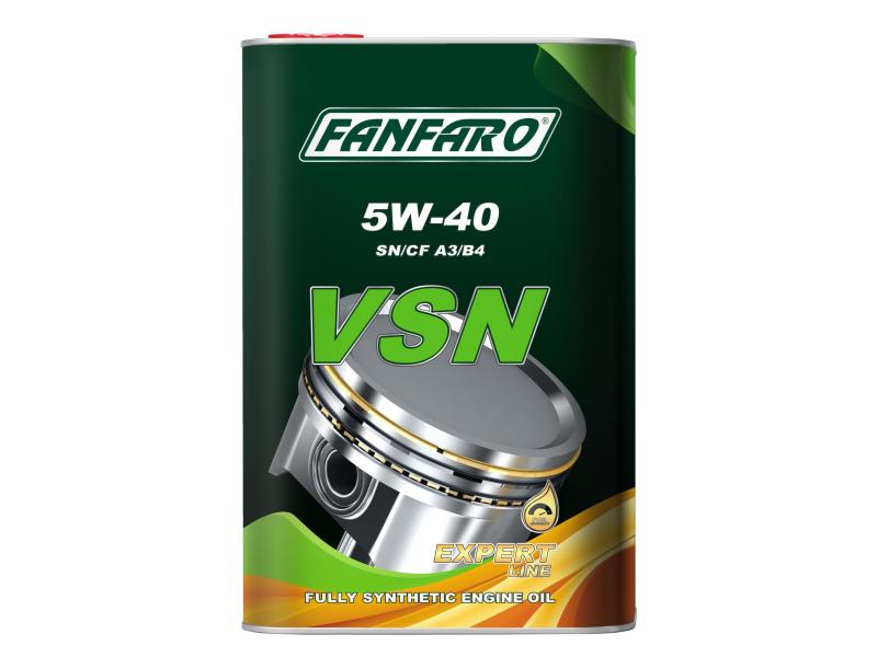 Масло FanFaro VSN (металл) 5W-40 (4L) Mоторное масло