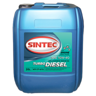 Масло Sintec Turbo Diesel 10W40 5L п/с Моторное масло