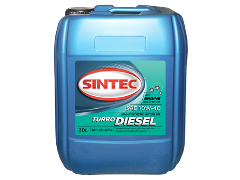 Oil Sintec Turbo Diesel 10W40 5L п/с Моторное масло