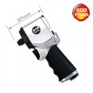 Cheie pneumatică cu impact 1/2″ 678 Nm, 9500 rpm, super-scurtă TOPTUL KAAQ1650