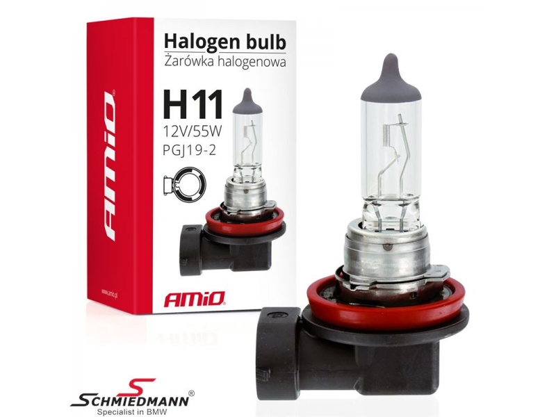 Lampă H11 12V 55W +130% AMIO