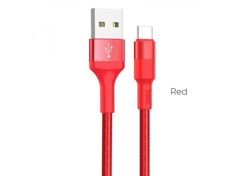 Hoco X26 Xpress USB Micro кабель для зарядки (красный)