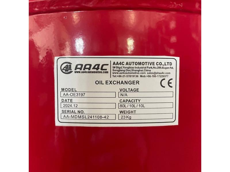 Установка для вакуумной откачки масла AA-0E3197