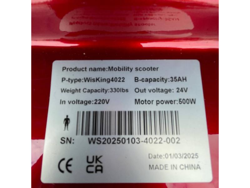 Scuter pentru seniori Wisking 4022