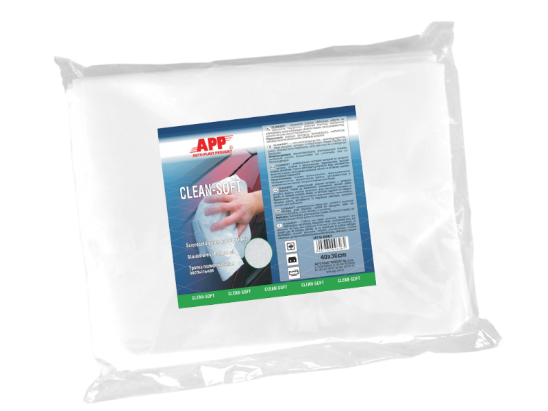 Șervețele pentru lustruire, fără praf | alb | 40 x 30 cm (20 buc.) APP Clean Soft