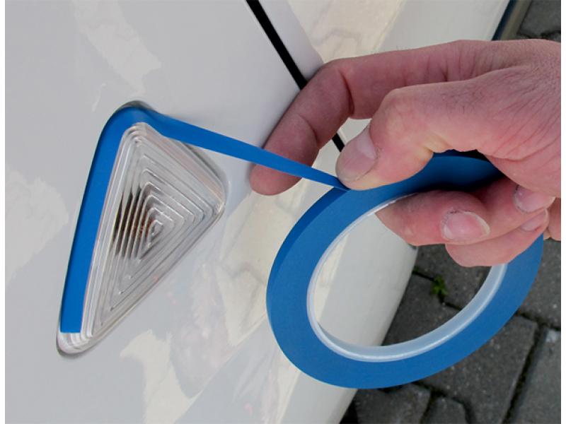 Тонко линейная маскирующая лента для разделения цвета синий | 6мм x 33м APP TR