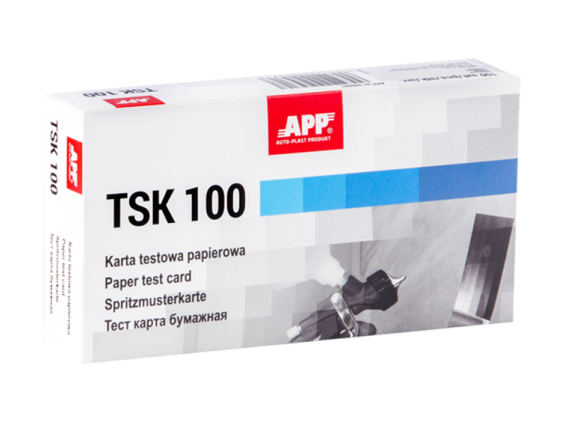 Тест-карта бумажная | кол-во в упак (100шт) APP TSK 100 
