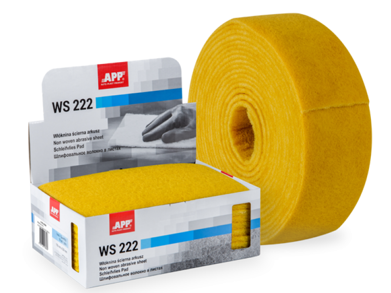 Наждачка волокнистая | микрозернистая |золотой | 150 x230mm  (10шт) APP WS 222