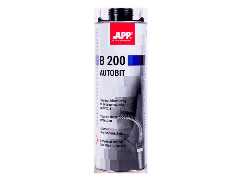 Agent de protecție pentru șasiu auto | negru | 1 L – APP B200 Autobit