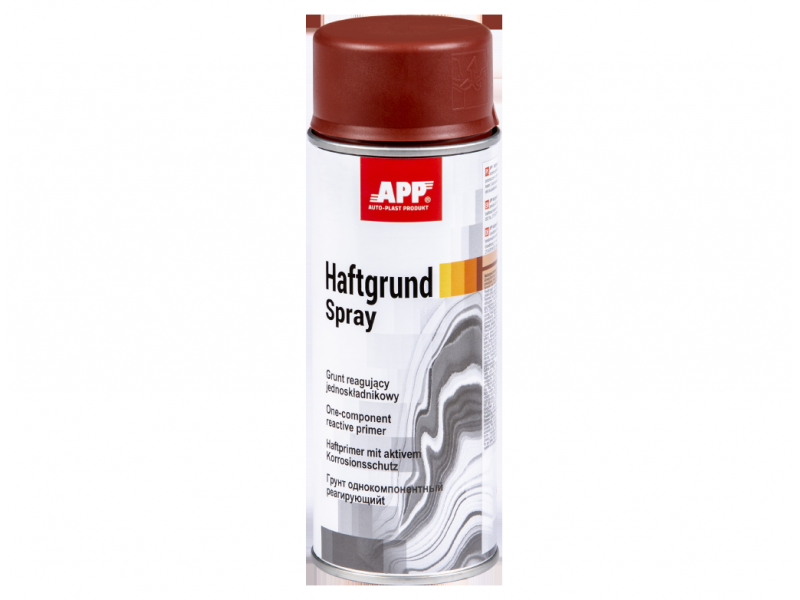 Grund reactiv monocomponent în aerosol, roșu-maroniu | 400 ml – APP Haftgrund Spray