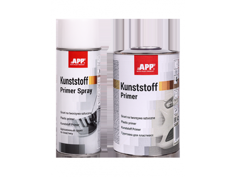 Grund monocomponent pentru materiale plastice, transparent-argintiu | 1,0 L – APP Kunststoff Primer