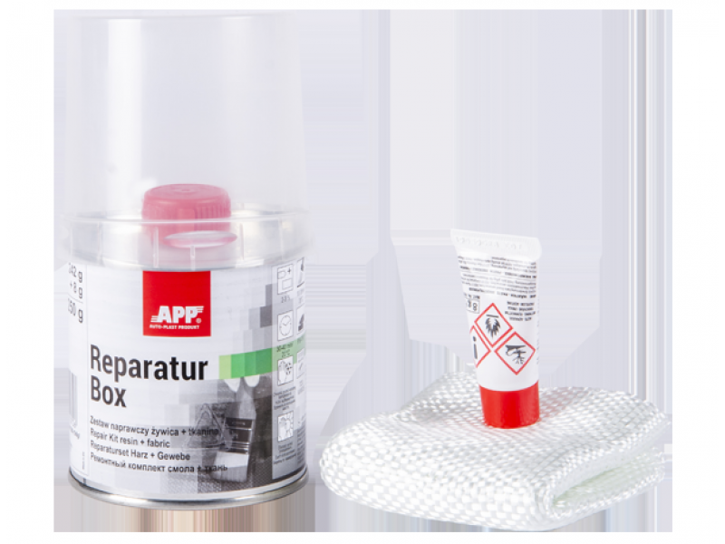 Set de reparație cu întăritor 250 ml – APP Reparatur Box