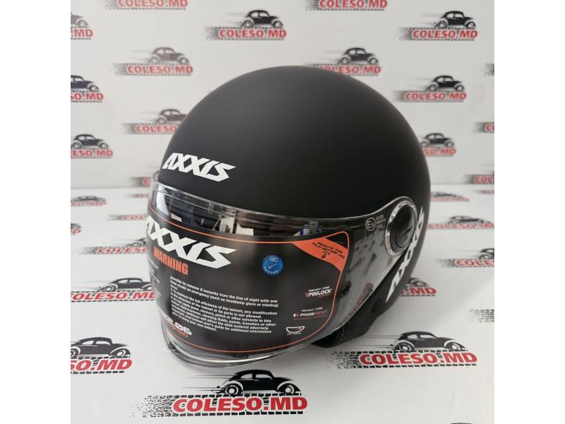 Мотошлем Axxis Square S Solid A1 Matt Black L