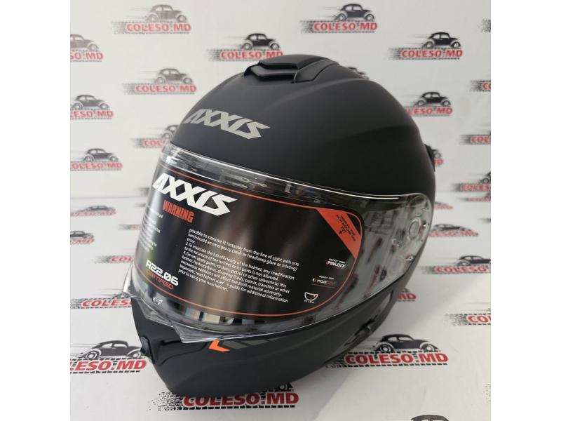 Мотошлем Axxis Storm S SV Solid A1 Matt Black L