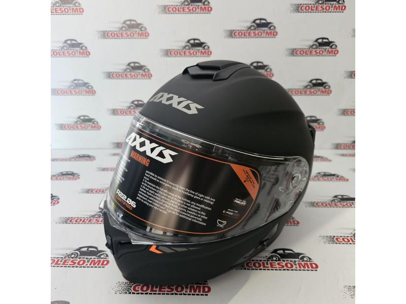 Cască moto Axxis Storm S SV Solid A1 Matt Black M