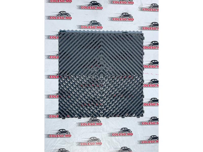 Модульная пластиковая плитка 40х40 серая