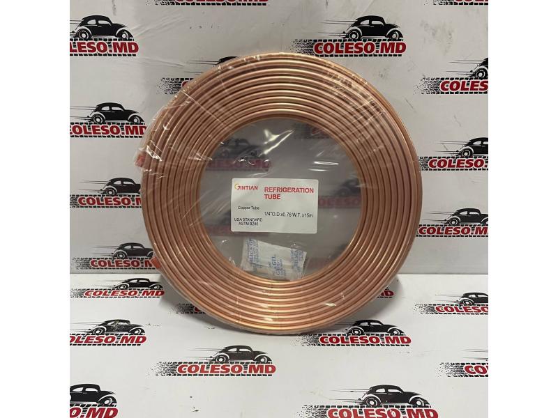 Țeavă de cupru 1/4 x 0,76 Colac 15M