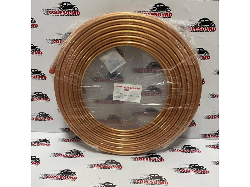Țeavă de cupru pentru aparate de aer condiționat și echipamente frigorifice 5/8" x 0,89 mm, colac 15 m
