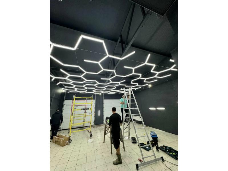 Iluminat LED modular tip fagure „14 CELULE” 4840 mm * 2430 mm (672 W 6500K)